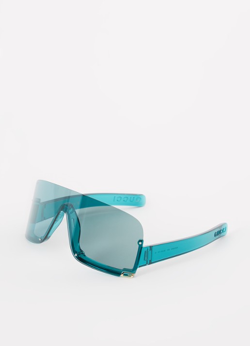 Gucci Shield zonnebril GG1637S - voorkant 4 turquoise