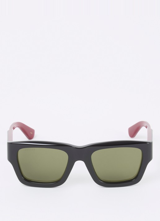 Gucci Wayfarer zonnebril GC002289 - detail bordeauxrood