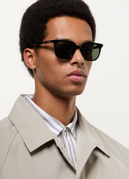 Gucci Wayfarer zonnebril GG1493S - voorkant 2 zwart