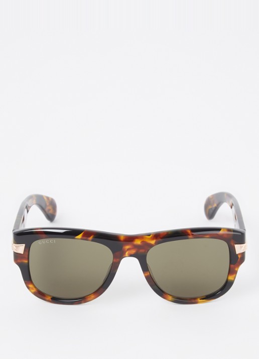 Gucci Wayfarer zonnebril GG1517S - detail bruin