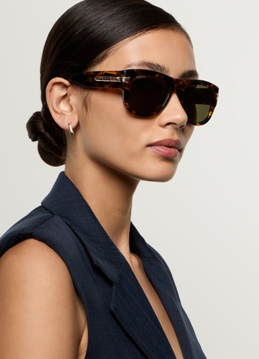 Gucci Wayfarer zonnebril GG1517S - voorkant 5 bruin