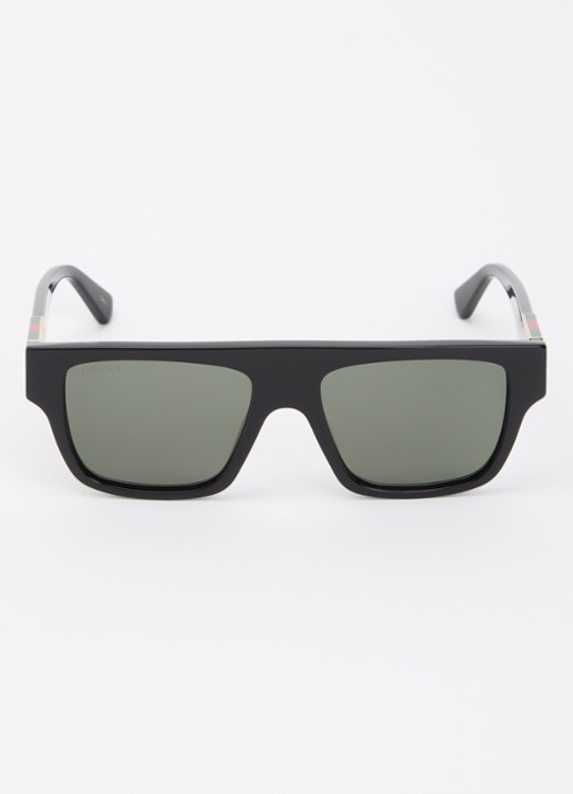 Gucci Wayfarer zonnebril GG1960S - detail 2 donkergrijs