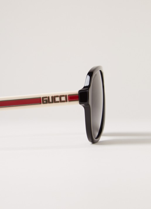 Gucci Zonnebril gepolariseerd GG0463S  - detail 3 zwart