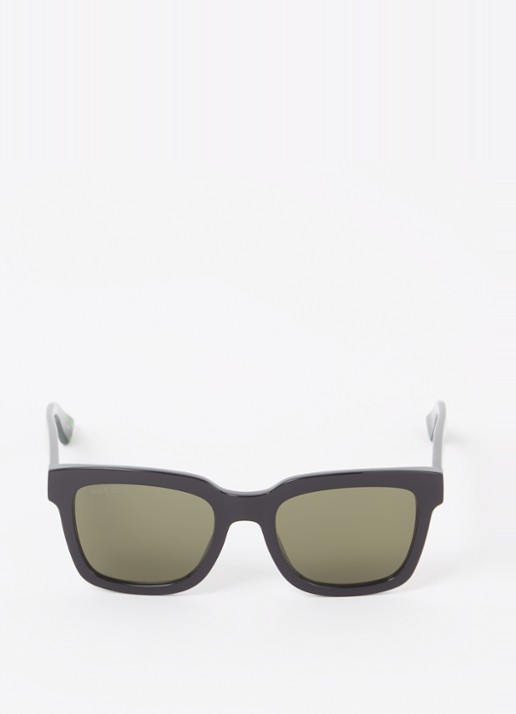Gucci Zonnebril GG0001SN  - detail zwart