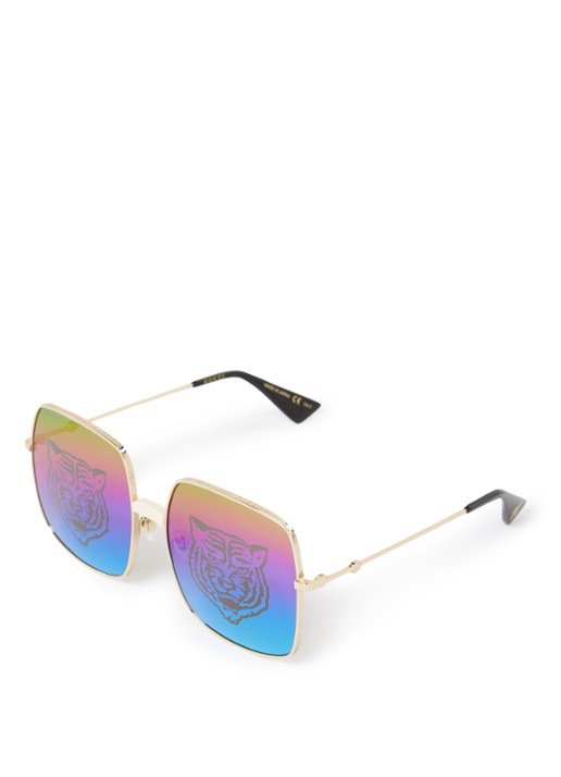 Gucci Zonnebril GG0414S - voorkant goud