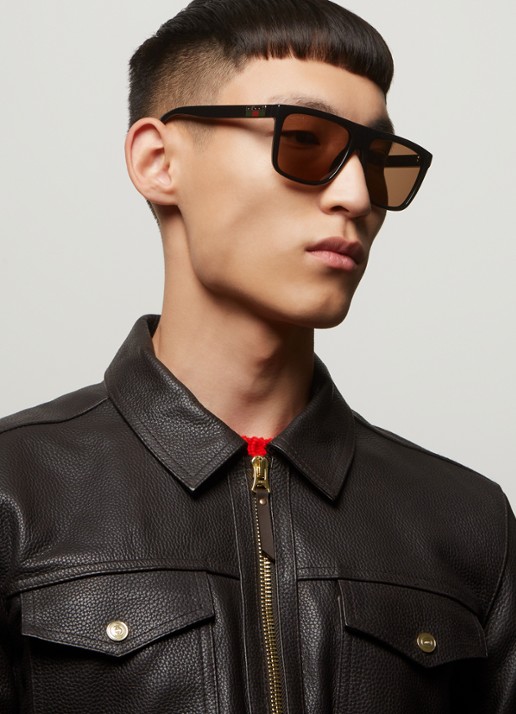 Gucci Zonnebril GG0748S - voorkant 2 zwart
