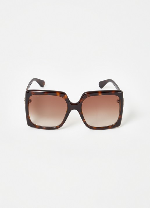 Gucci Zonnebril GG0876S - voorkant 4 donkerbruin