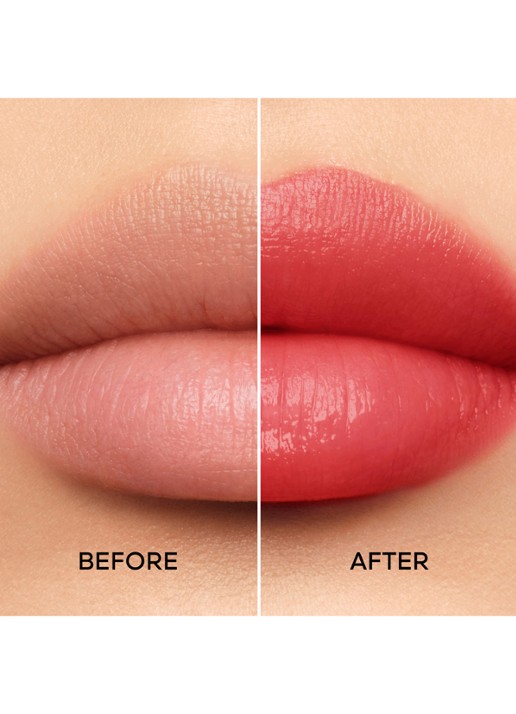 Guerlain Kiss Kiss Bee Glow - getinte lippenbalsem met honing - detail 5 775 poppy glow