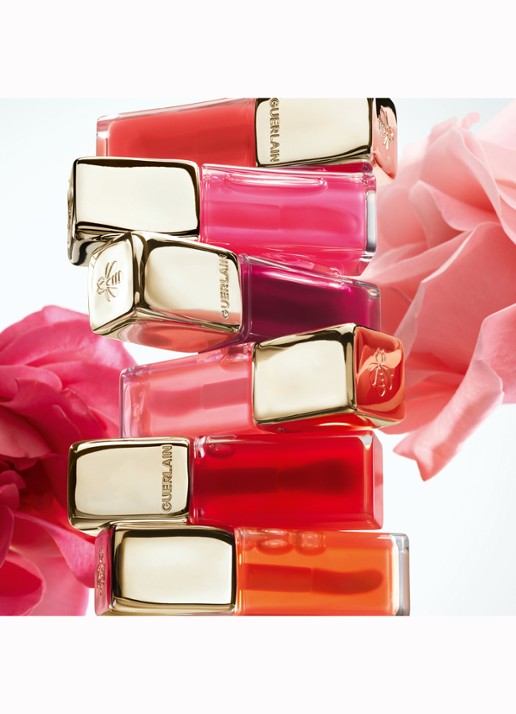 Guerlain Kisskiss Bee Glow Oil - lipolie - detail 6 258 rose glow