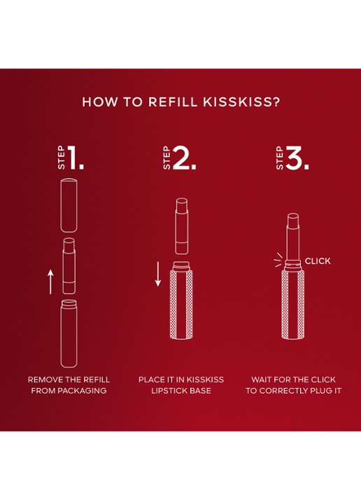 Guerlain KissKiss Honey-Infused Intense Lipstick - Refill - detail 3 357 sweet cosmos
