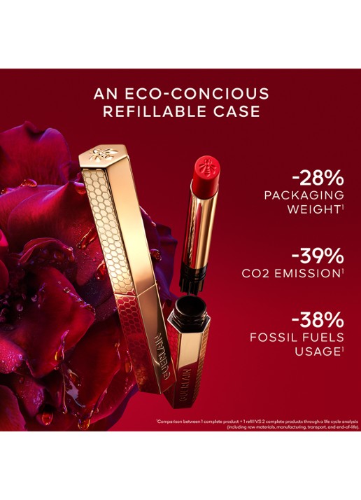 Guerlain KissKiss Honey-Infused Intense Lipstick - Refill - detail 4 396 peony kiss