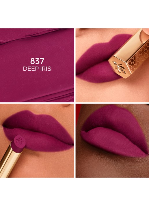 Guerlain KissKiss Honey-Infused Intense Lipstick - Refill - detail 2 837 deep iris