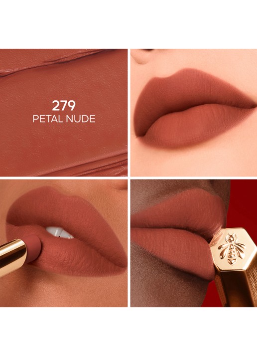 Guerlain KissKiss Honey-Infused Intense Lipstick - detail 3 279 petal nude