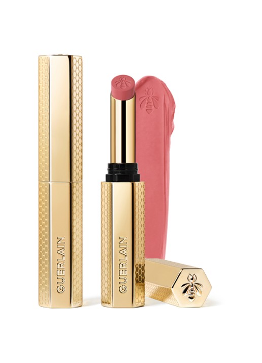 Guerlain KissKiss Honey-Infused Intense Lipstick - voorkant 335 light rose