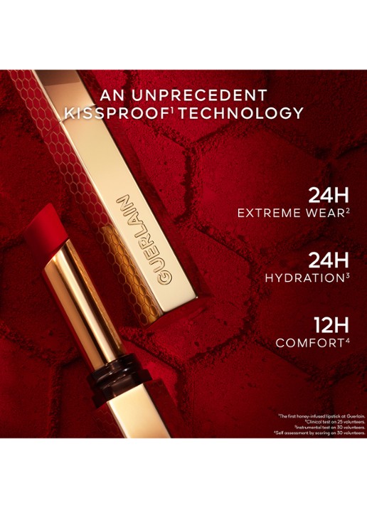Guerlain KissKiss Honey-Infused Intense Lipstick - detail 5 837 deep iris