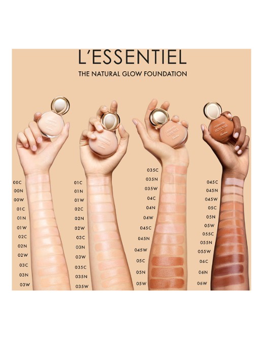 Guerlain L'Essentiel Natural Glow SPF 20 Foundation - detail 3 01w very light warm
