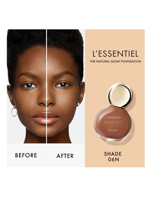 Guerlain L'Essentiel Natural Glow SPF 20 Foundation - detail 6 05w honey warm