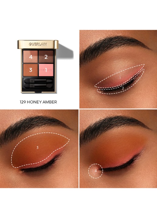 Guerlain Ombres G Oogschaduwpalet - detail 4 129 honey amber