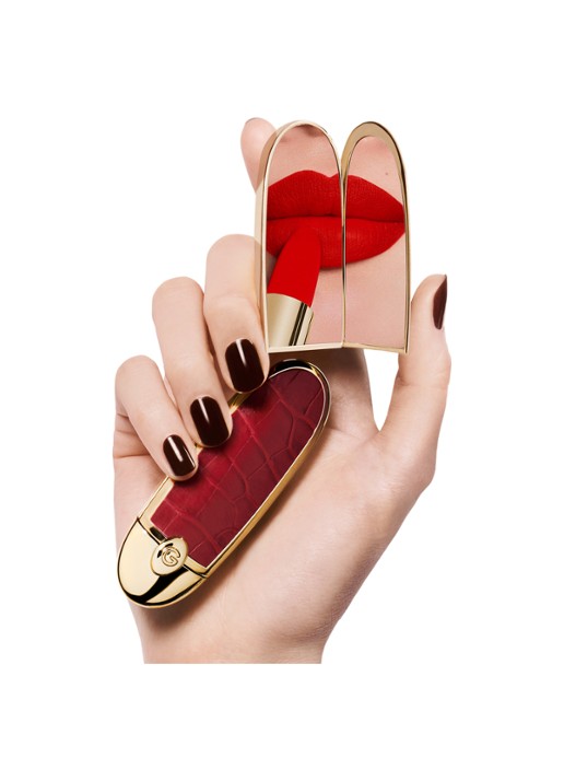 Guerlain Rouge G Case - lipstick huls - detail 3 le croco