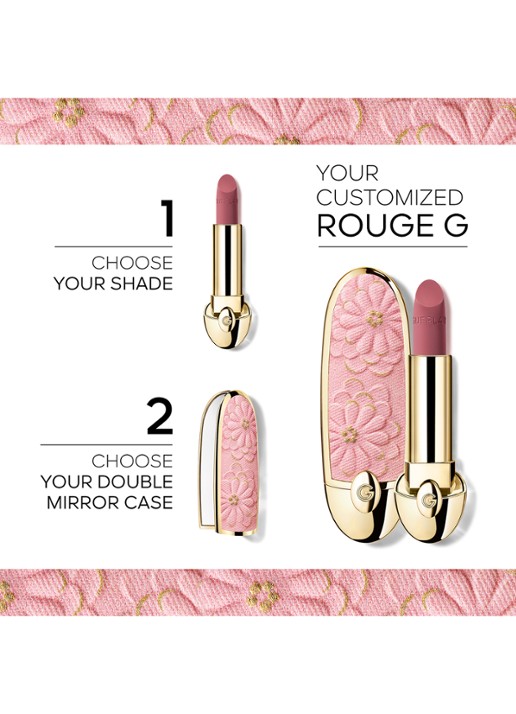 Guerlain Rouge G Satin Lipstick Refill - navulling - achterkant 6 303 le rose pivoine – velvet