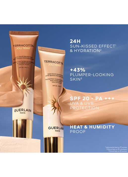 Guerlain Terracotta Joli Teint - getinte hydraterende crème - achterkant 10 sunveil