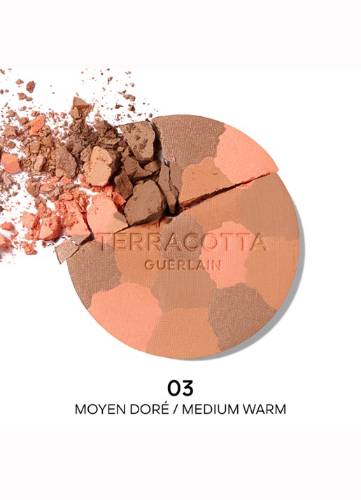 Guerlain Terracotta Light bronzer - bronzer - voorkant 7 03 moyen doré / medium warm