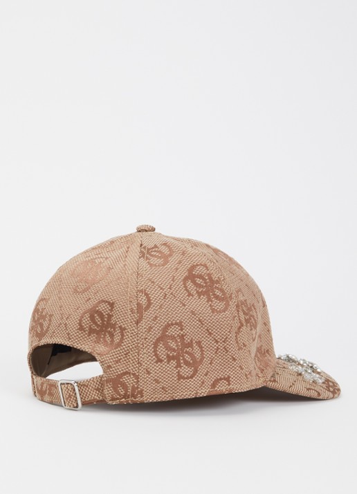 GUESS Adrey pet met jacquard dessin - detail 2 beige