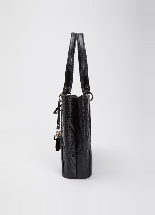 GUESS Aldina Noelle schoudertas met logoprint - detail 5 zwart