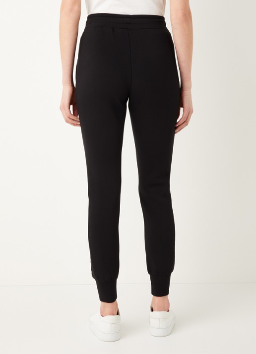 GUESS Allie Scuba high waist slim fit joggingbroek met logoband - achterkant 3 zwart