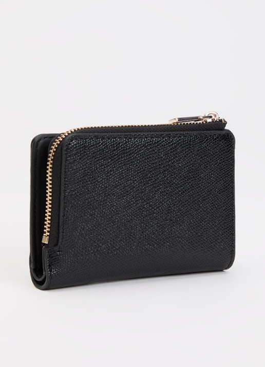 GUESS Amorette portemonnee met logo - achterkant zwart