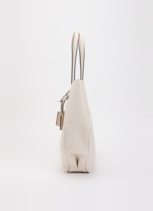 GUESS Amorette schoudertas met uitneembaar etui  - detail 3 gebroken wit