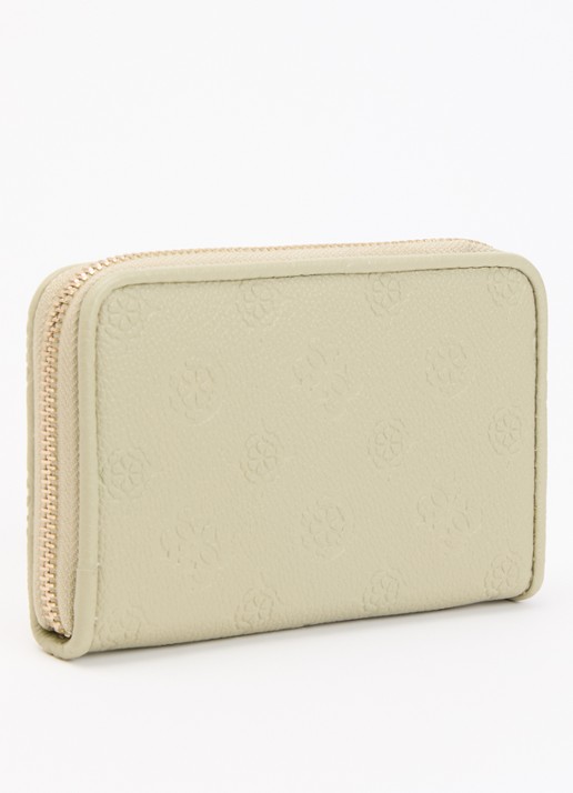 GUESS Anise portemonnee met print - achterkant 3 lindegroen