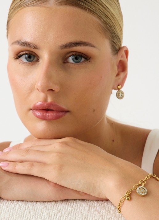 GUESS Armband JUBB06197JWYGS - voorkant 2 goud
