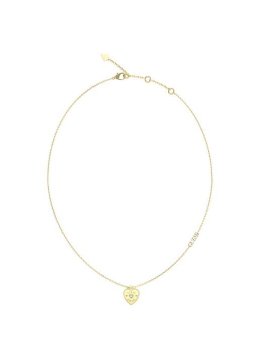 GUESS Armband met kristal JUBN05056JWYGT-U  - voorkant goud
