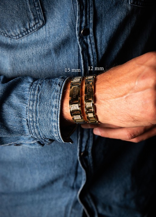 GUESS Armband met zirkonia JUMB01341JWYGT-U - detail 3 goud