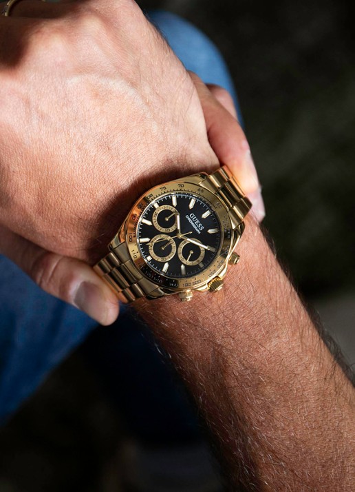 GUESS Arthur horloge GW1058G2 - detail 2 goud