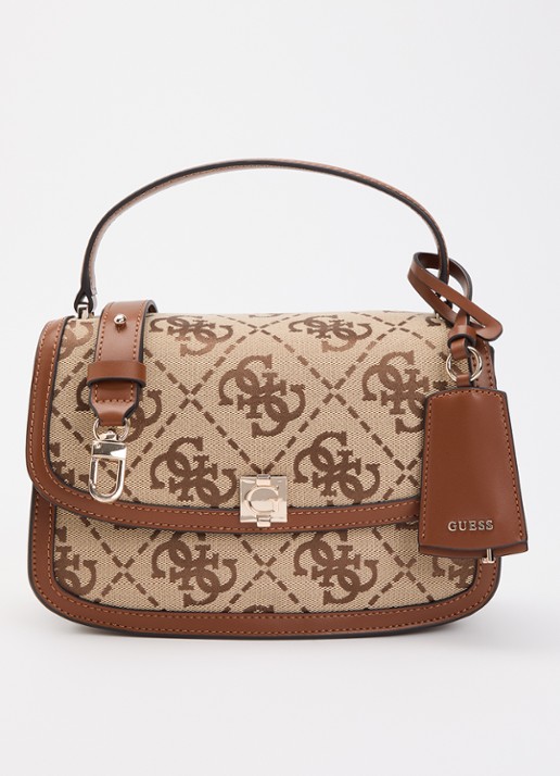 GUESS Audrey crossbodytas met logoprint en afneembare schouderriem