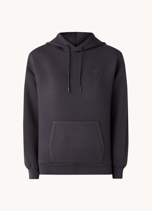 GUESS Brenda hoodie met logo - voorkant antraciet