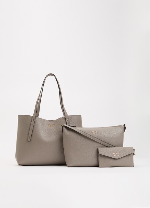 GUESS Brenton shopper met uitneembare schoudertas en portemonnee