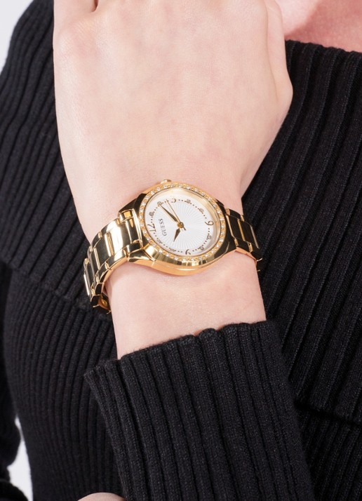 GUESS Charlotte horloge GW0767L2 - voorkant 2 goud