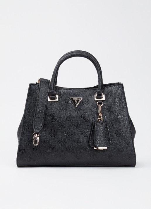 GUESS Cresidia handtas met logo en afneembare schouderriem