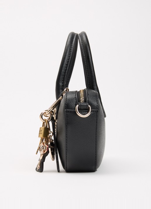 GUESS Davina Charms handtas met afneembare schouderriem - detail 3 zwart
