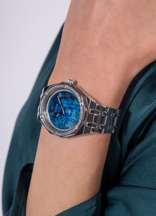 GUESS Desire horloge GW0770L1 - voorkant 2 zilver