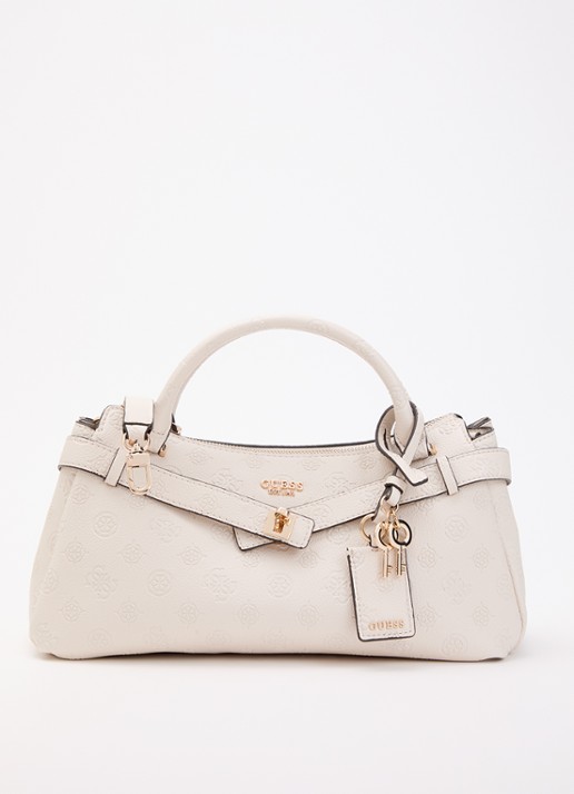 GUESS Ella handtas met logoprint en afneembare schouderriem