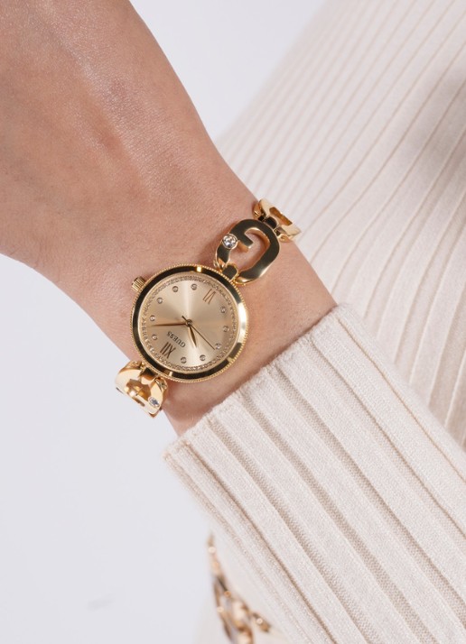 GUESS Empower horloge GW0759L2 - voorkant 2 goud