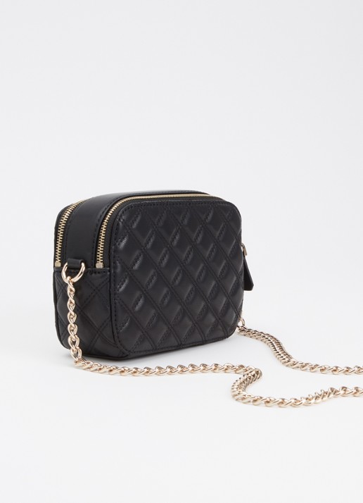 GUESS Giully ll crossbodytas met quilt patroon - achterkant 5 zwart