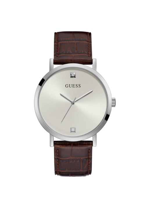 GUESS Guess Mens Dress Steel - voorkant bruin