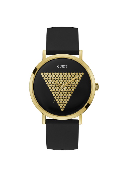 GUESS Imprint horloge W1161G1 - voorkant zwart