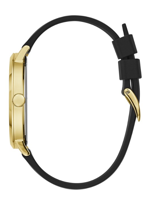 GUESS Imprint horloge W1161G1 - voorkant 2 zwart