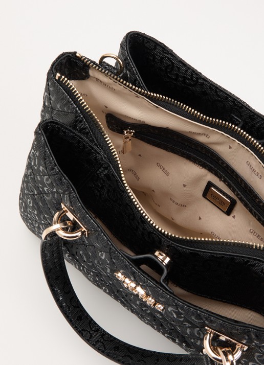 GUESS Isemay schoudertas met afneembare schouderriem  - detail 2 zwart